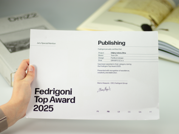 The History of the City of Zlín recognized at the Fedrigoni Top Award 2025