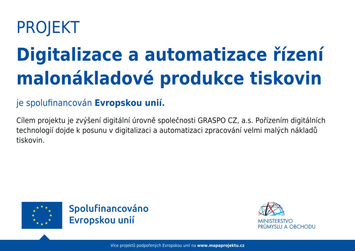 Digitalizace a automatizace řízení malonákladové produkce tiskovin